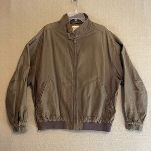 Coldwater Creek Jacket Men's Large Brown Zippered Pockets